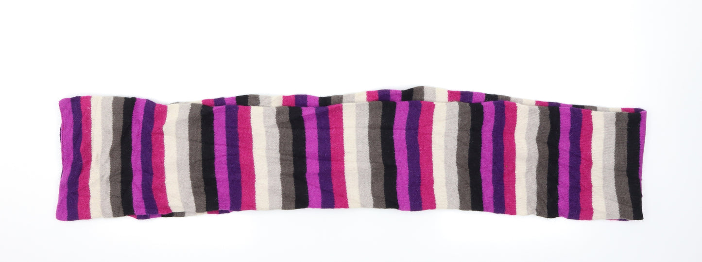 Preworn Womens Multicoloured Striped   Scarf
