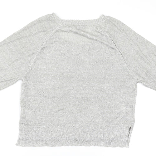 H&M Womens Grey   Basic T-Shirt Size S