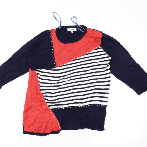Fay Louise Womens Multicoloured   Pullover Jumper Size M