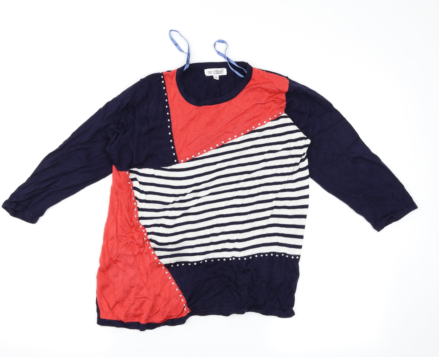 Fay Louise Womens Multicoloured   Pullover Jumper Size M