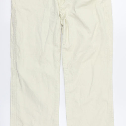 Now Womens White   Straight Jeans Size 10 L25 in