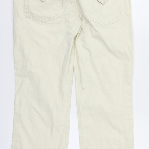 Now Womens White   Straight Jeans Size 10 L25 in