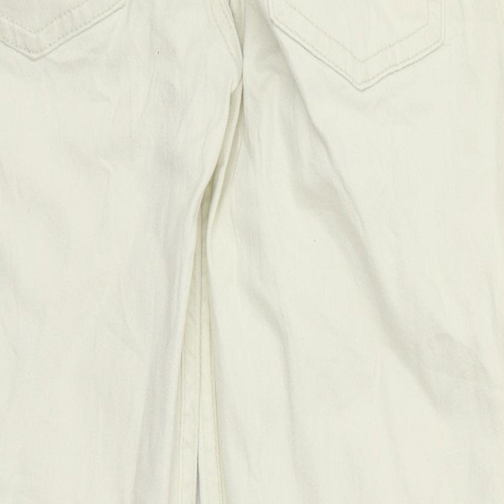 Now Womens White   Straight Jeans Size 10 L25 in