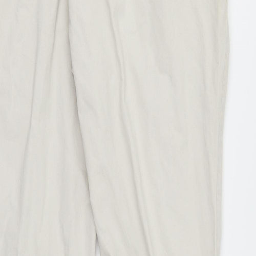 Dorothy Perkins Womens Beige  Denim Straight Jeans Size 12 L28 in