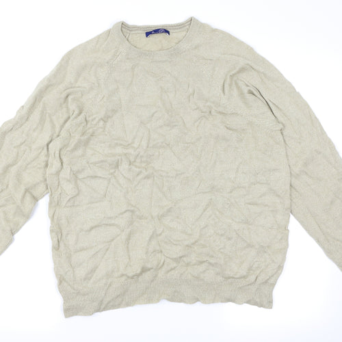 BHS Mens Beige   Pullover Jumper Size M