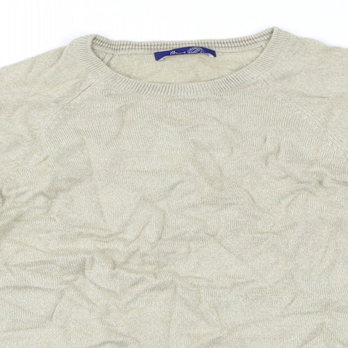 BHS Mens Beige   Pullover Jumper Size M