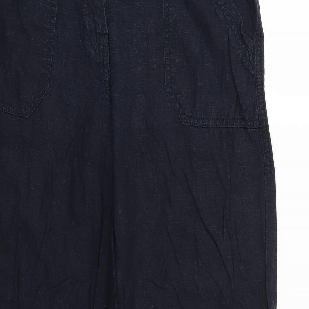 NEXT Womens Blue   Trousers  Size 8 L29 in