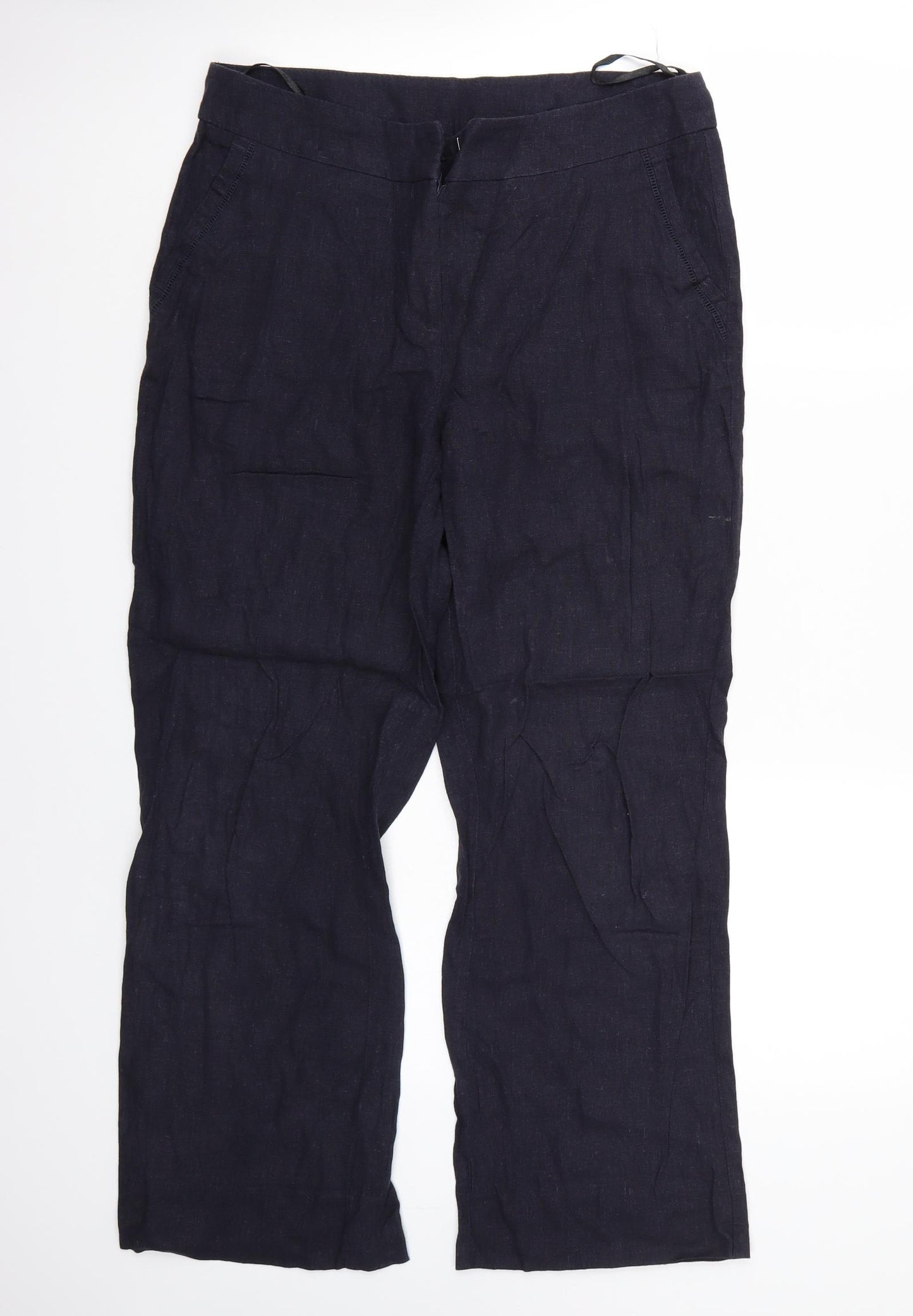 NHS Womens Blue   Trousers  Size 12 L27 in