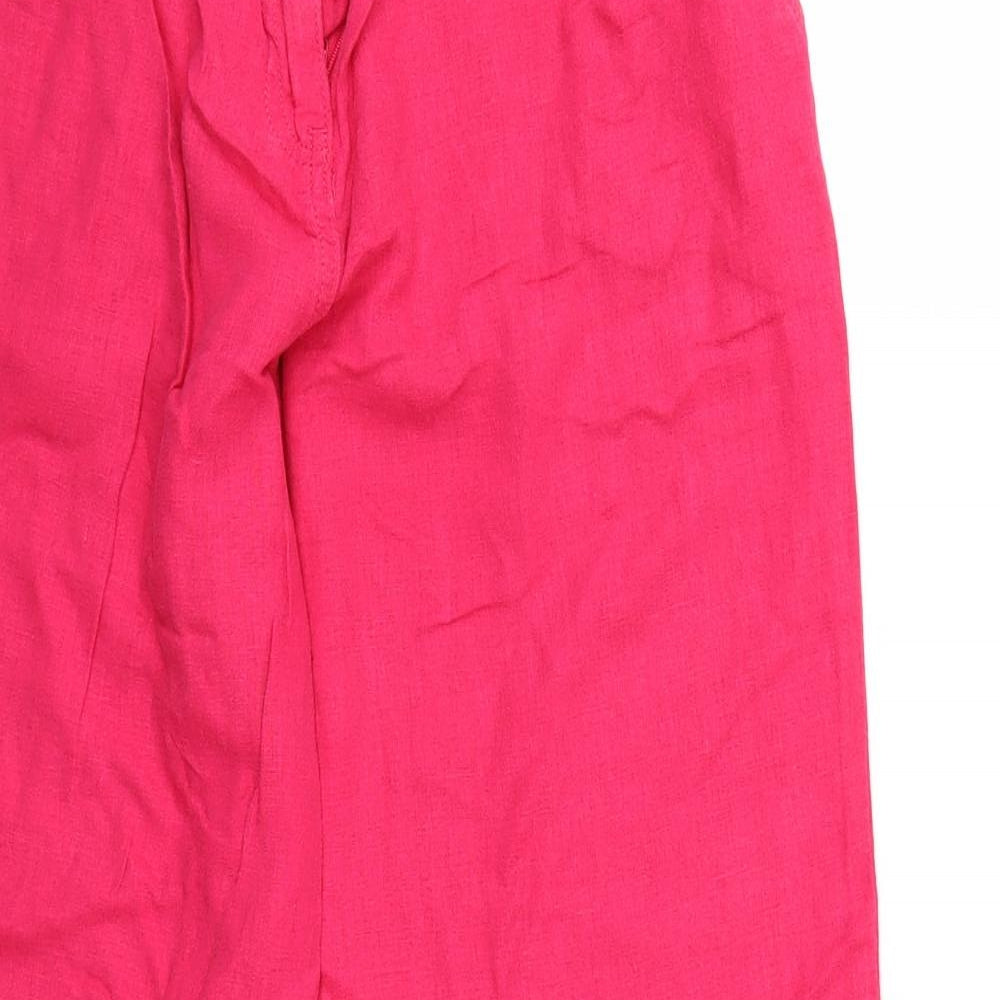 NEXT Womens Pink   Trousers  Size 14 L28 in