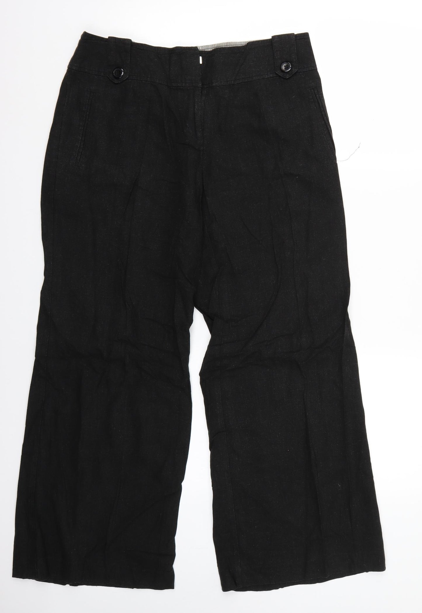 Newlook Womens Black   Trousers  Size 12 L28 in