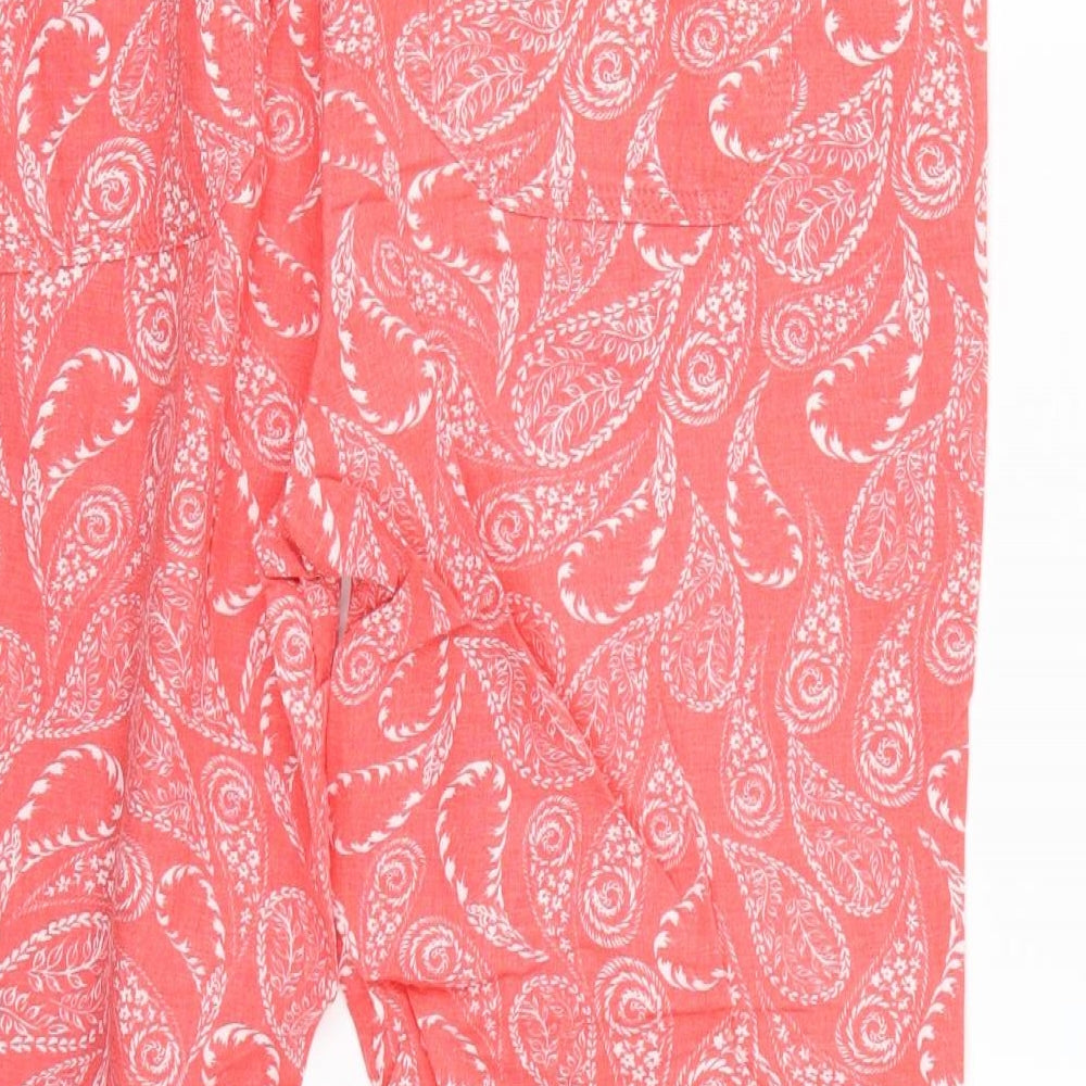 NEXT Womens Orange   Trousers  Size 14 L24 in