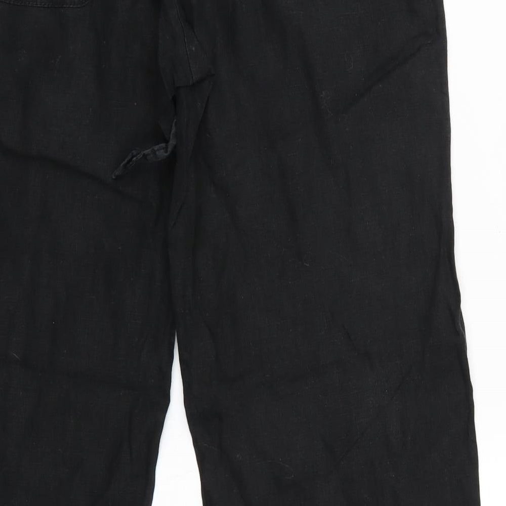 Primark Womens Black   Trousers  Size 10 L28 in