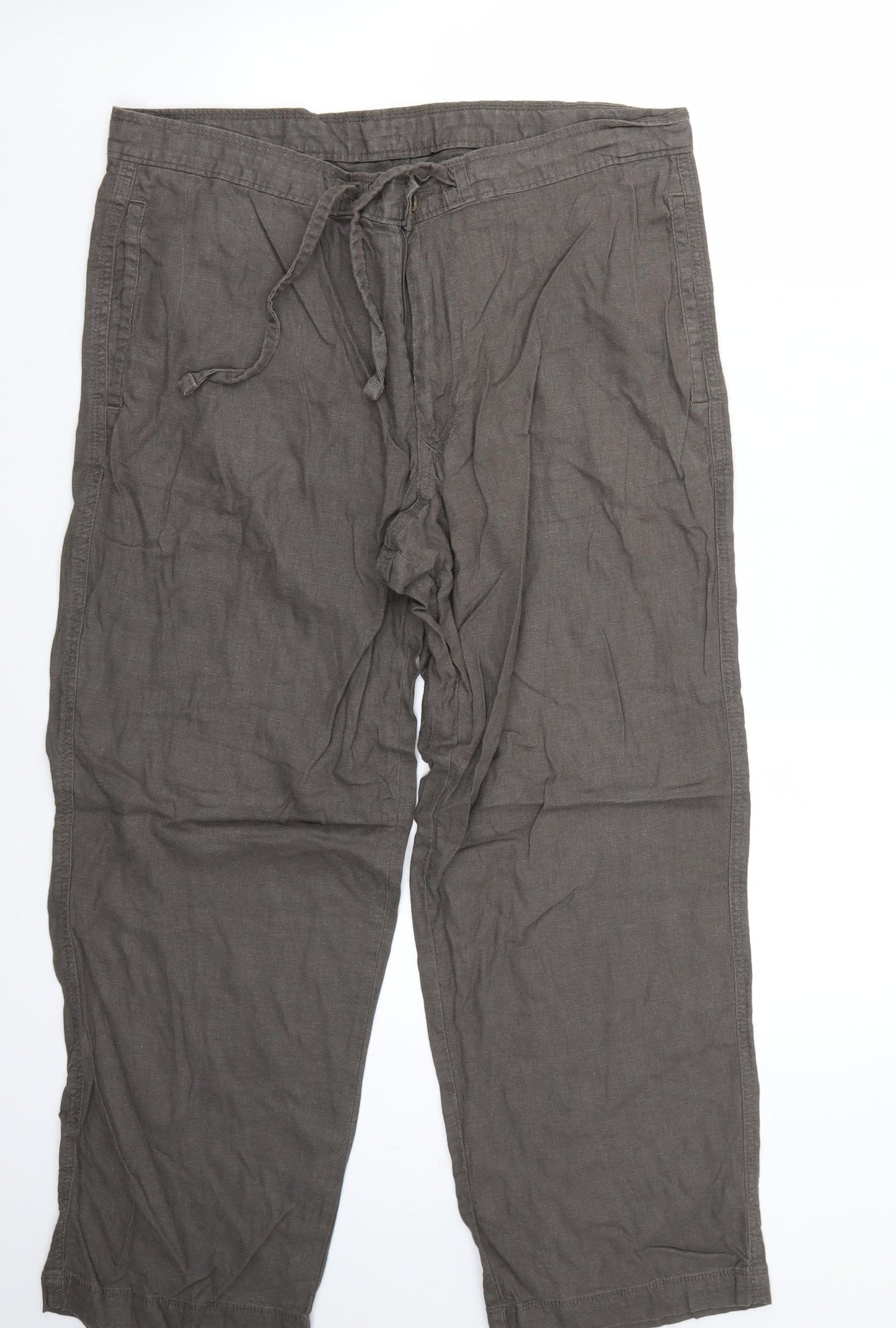 Marks and Spencer Mens Brown   Trousers  Size 36 L29 in