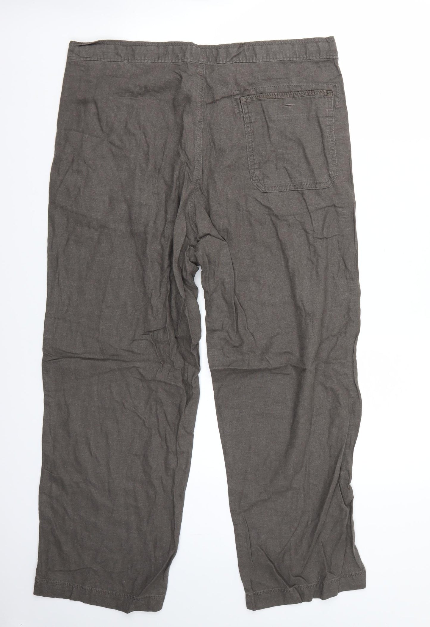 Marks and Spencer Mens Brown   Trousers  Size 36 L29 in