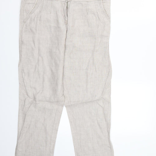 George Womens Beige   Trousers  Size 12 L29 in