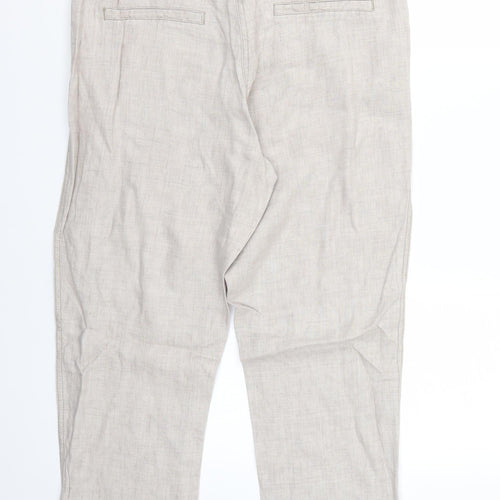 George Womens Beige   Trousers  Size 12 L29 in