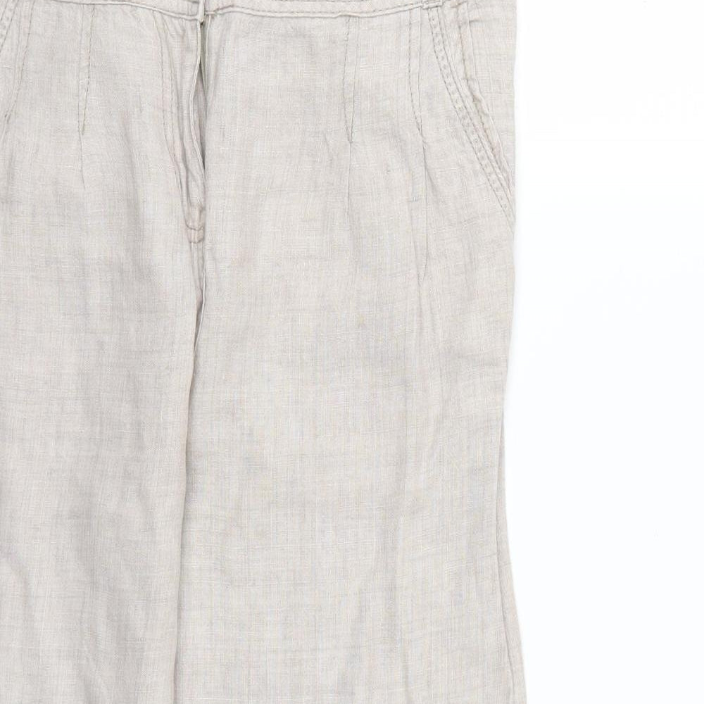 George Womens Beige   Trousers  Size 12 L29 in