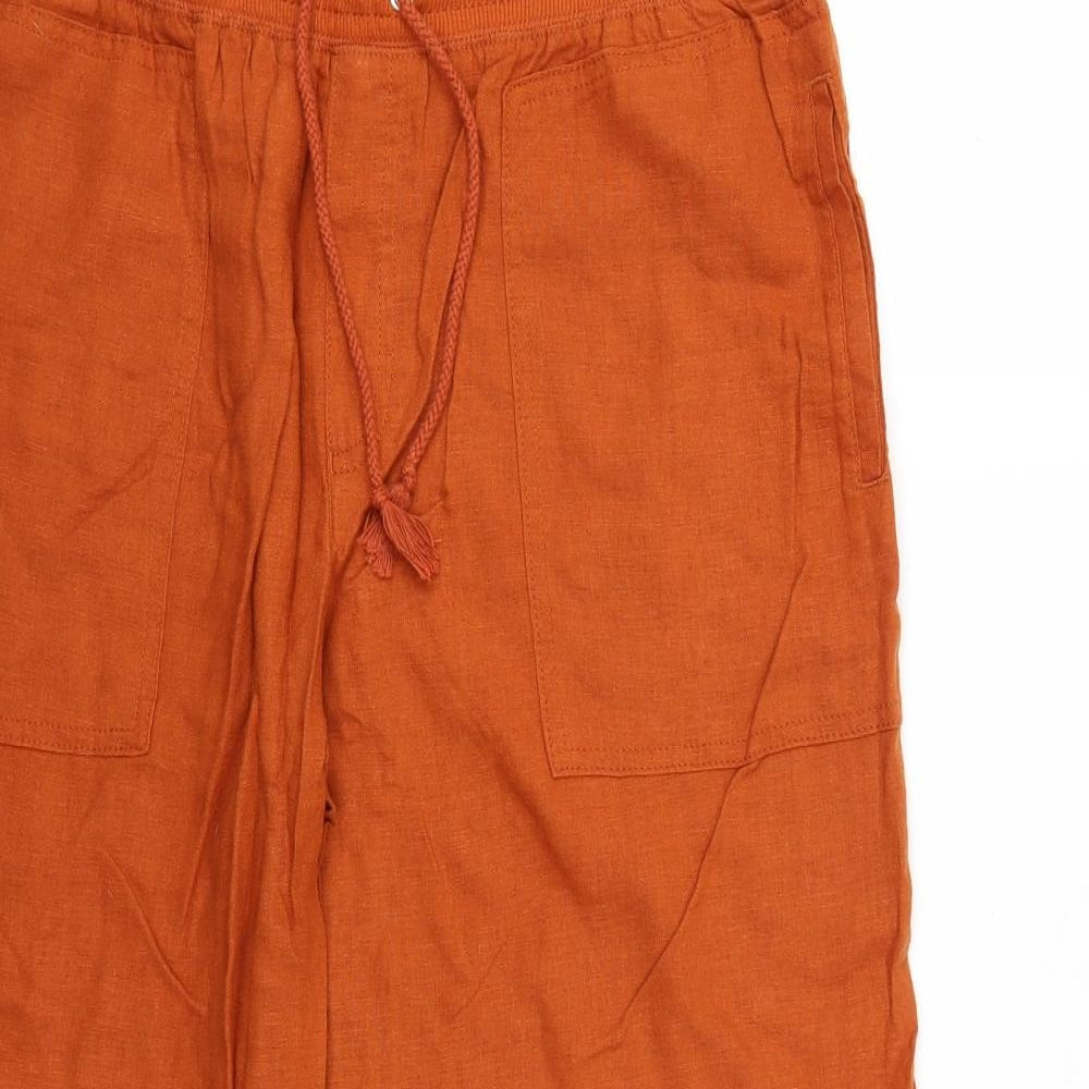 Marks and Spencer Womens Orange   Trousers  Size 14 L28 in