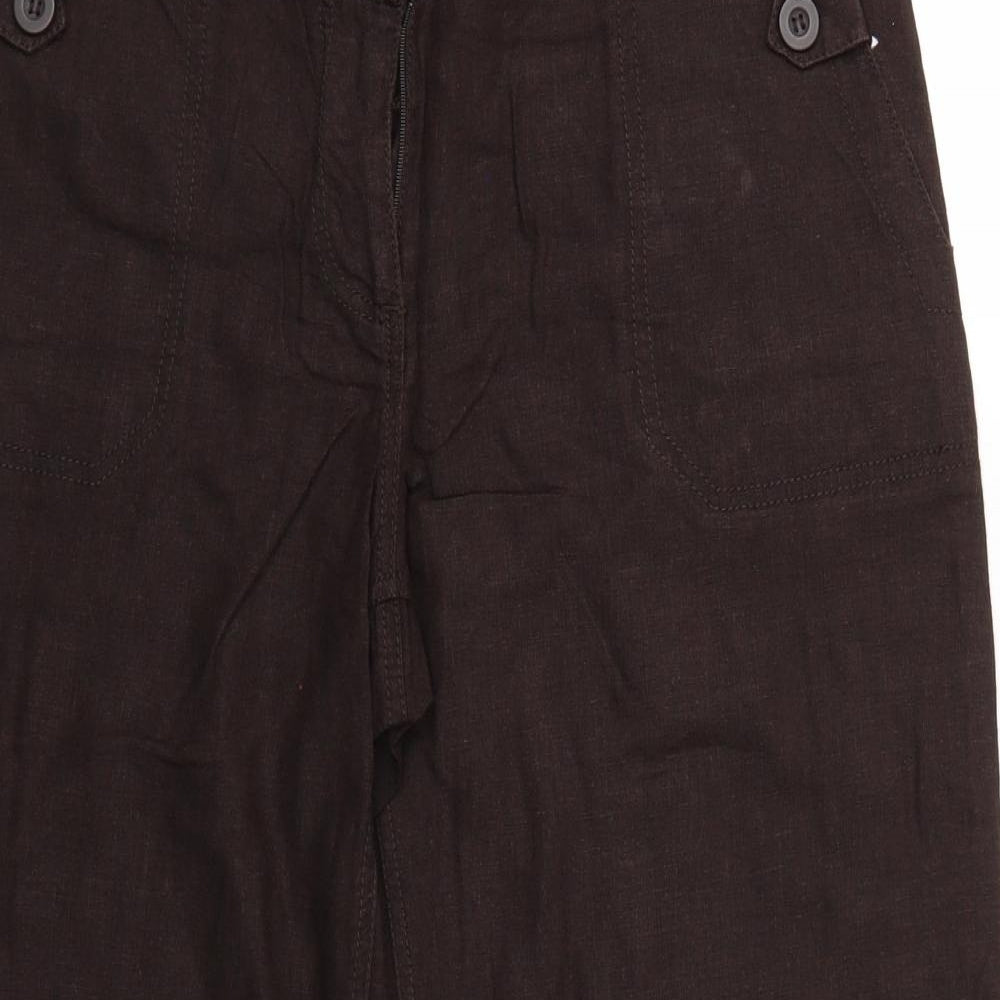 NEXT Womens Brown   Trousers  Size 12 L25 in