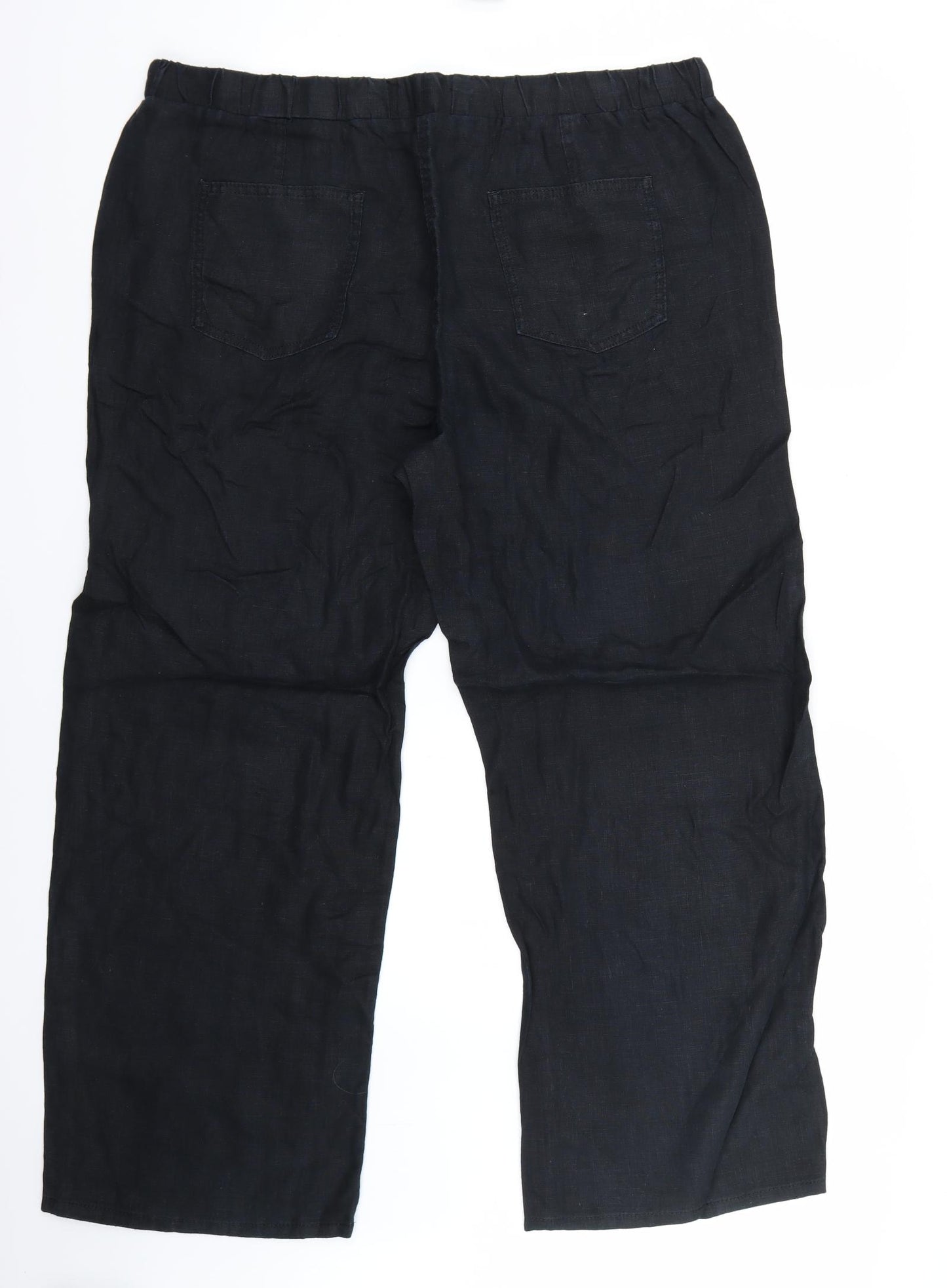 Marks and Spencer Womens Black   Trousers  Size 18 L29 in