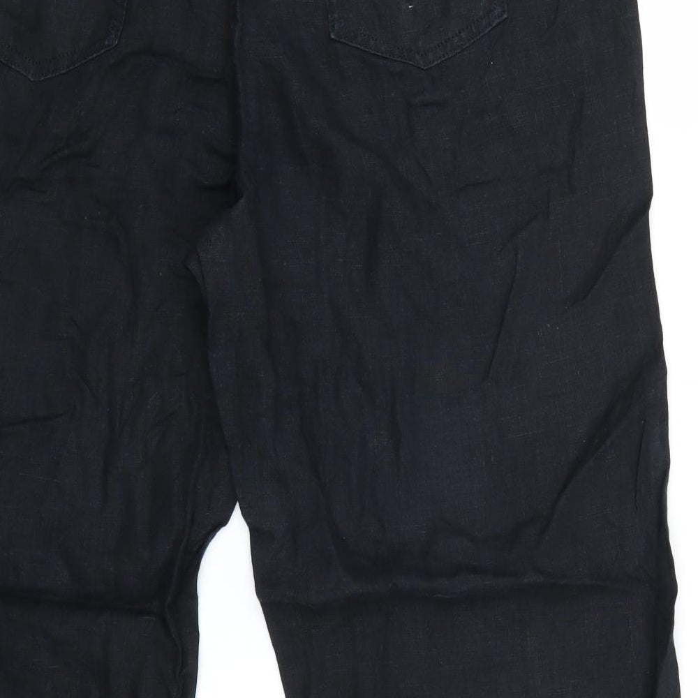 Marks and Spencer Womens Black   Trousers  Size 18 L29 in