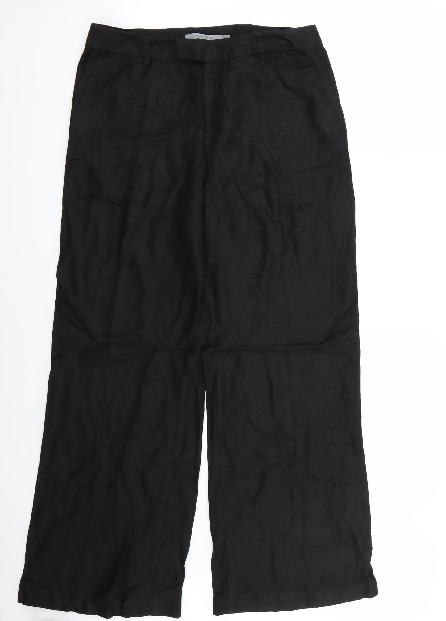Part Two Womens Black   Trousers  Size 14 L30 in
