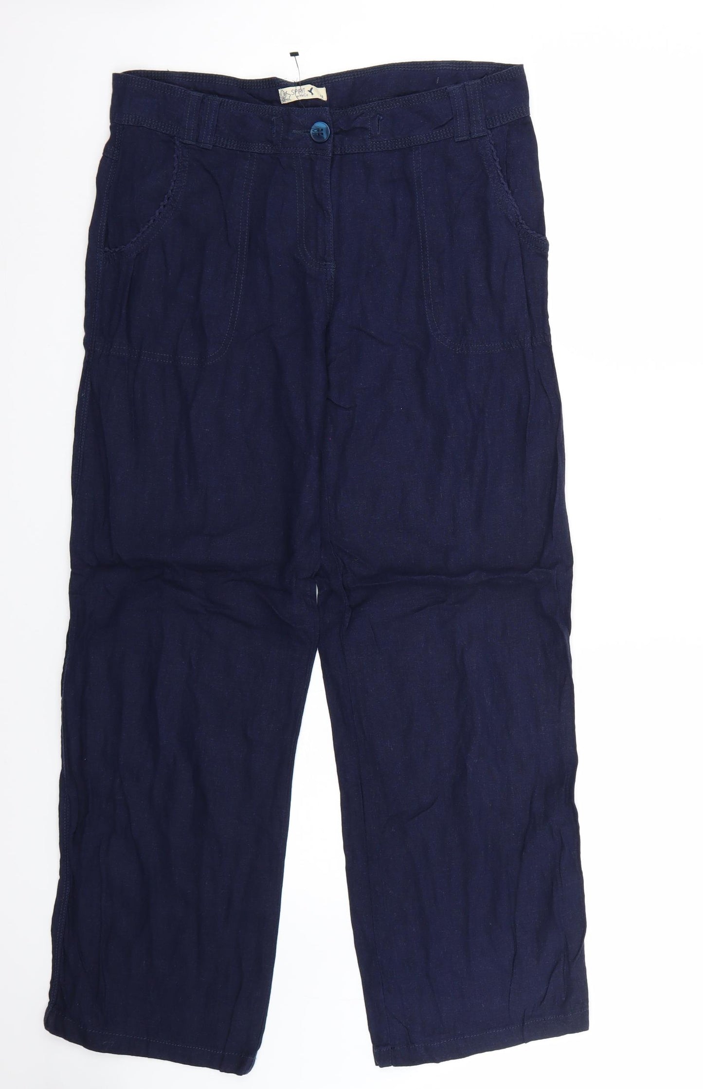 Spirit Womens Blue   Trousers  Size 12 L30 in