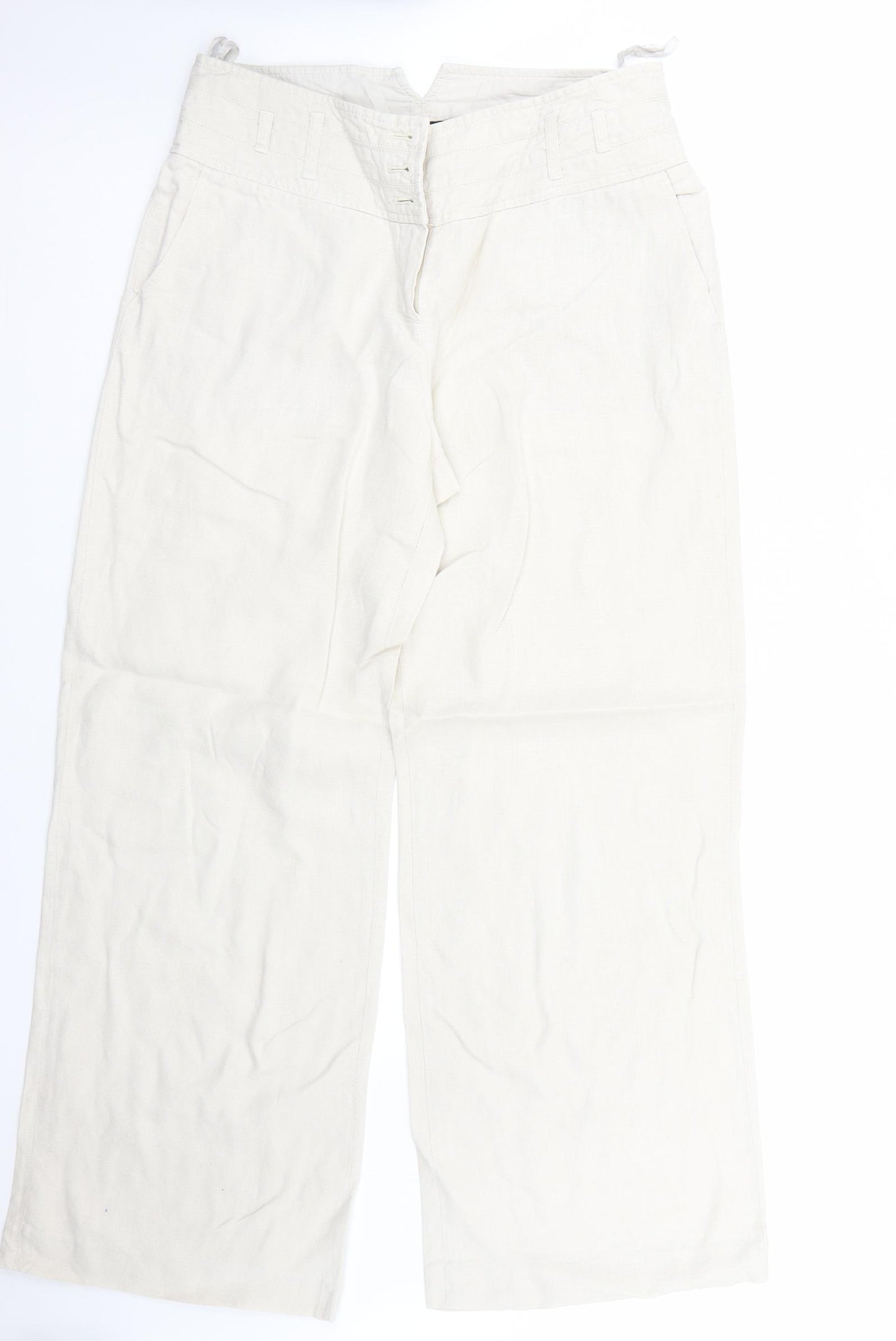 NEXT Womens Beige   Trousers  Size 12 L31 in