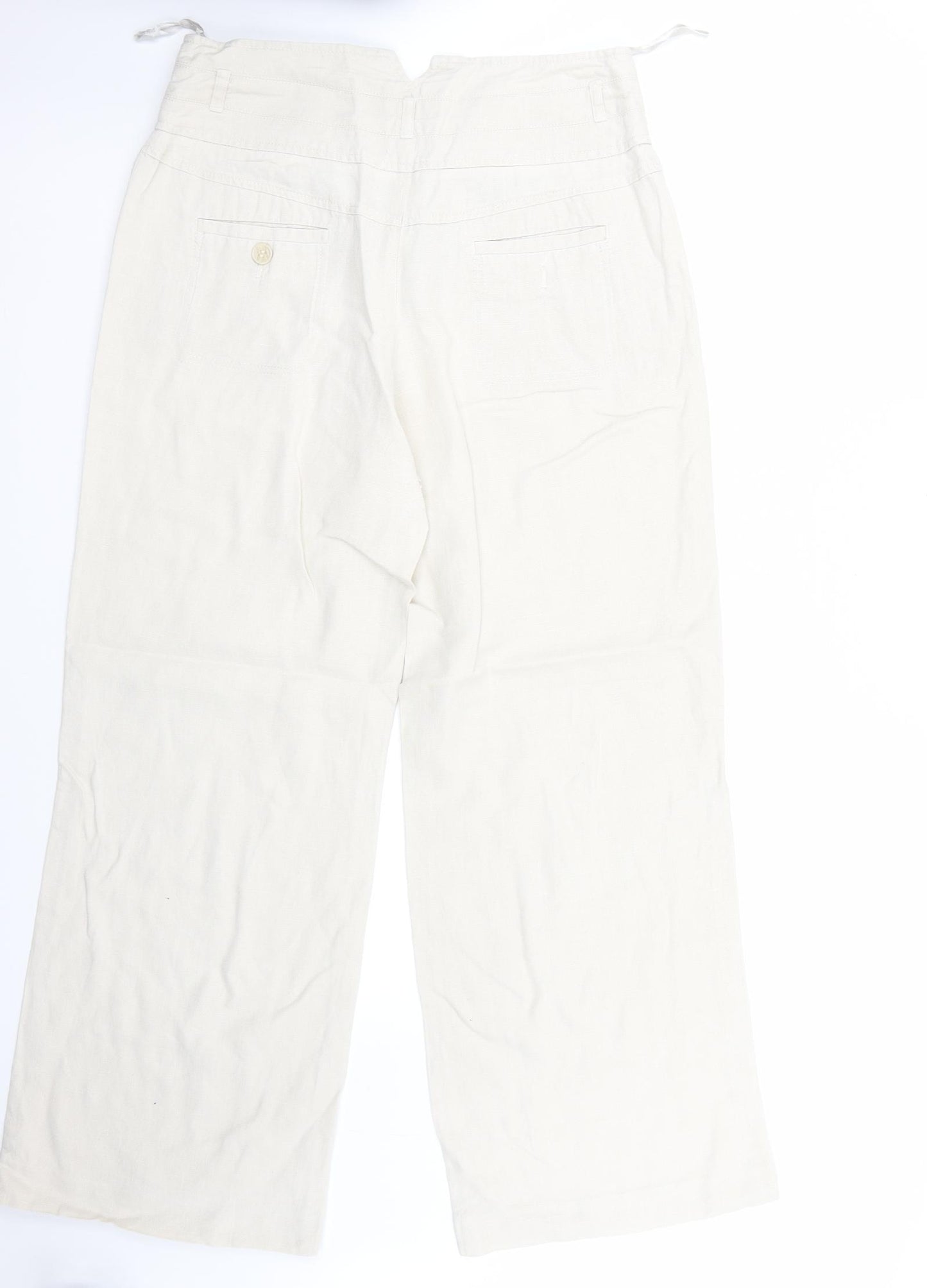 NEXT Womens Beige   Trousers  Size 12 L31 in