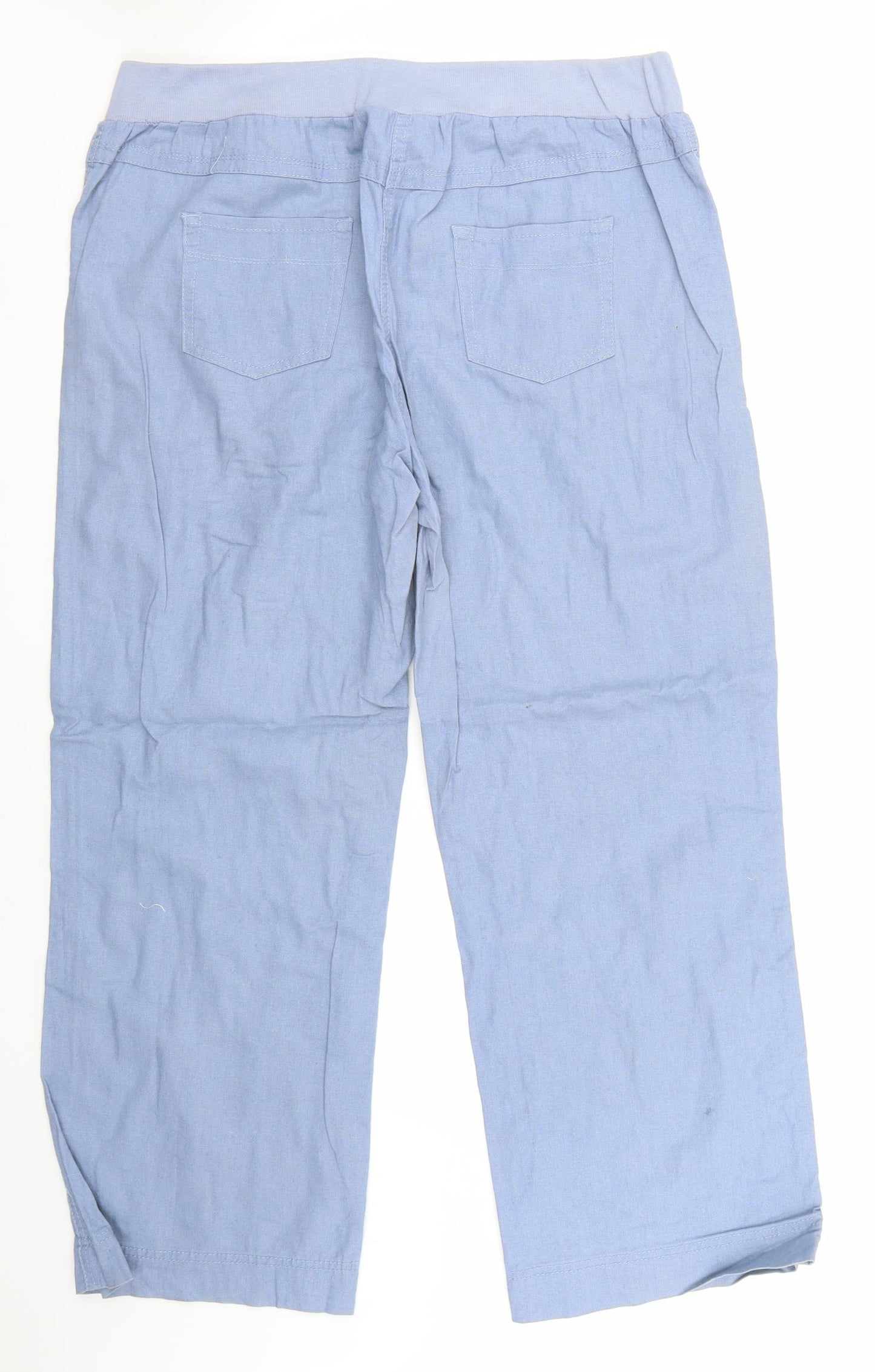 George Womens Blue   Trousers  Size 14 L28 in