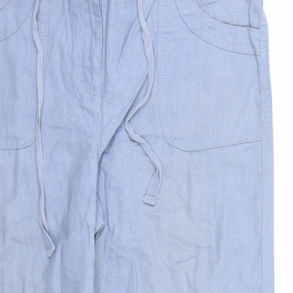George Womens Blue   Trousers  Size 14 L28 in
