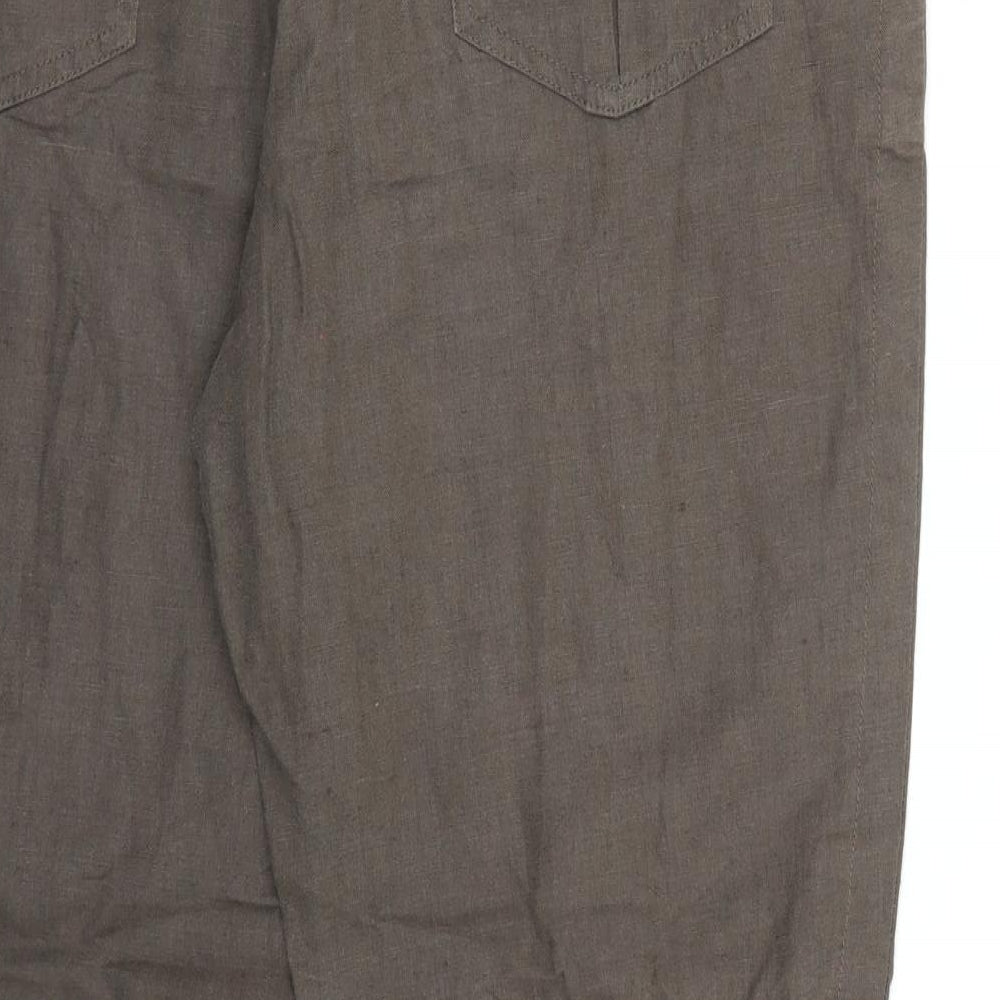 Marks and Spencer Womens Green   Trousers  Size 14 L30 in