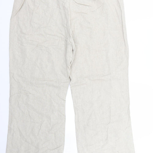 BM Womens Beige   Trousers  Size 18 L30 in