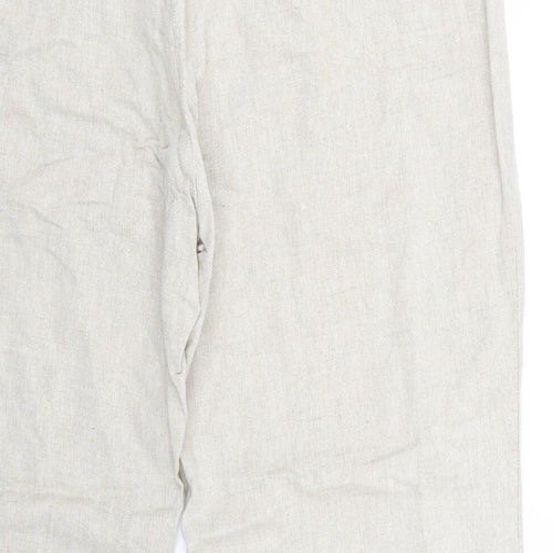 BM Womens Beige   Trousers  Size 18 L30 in