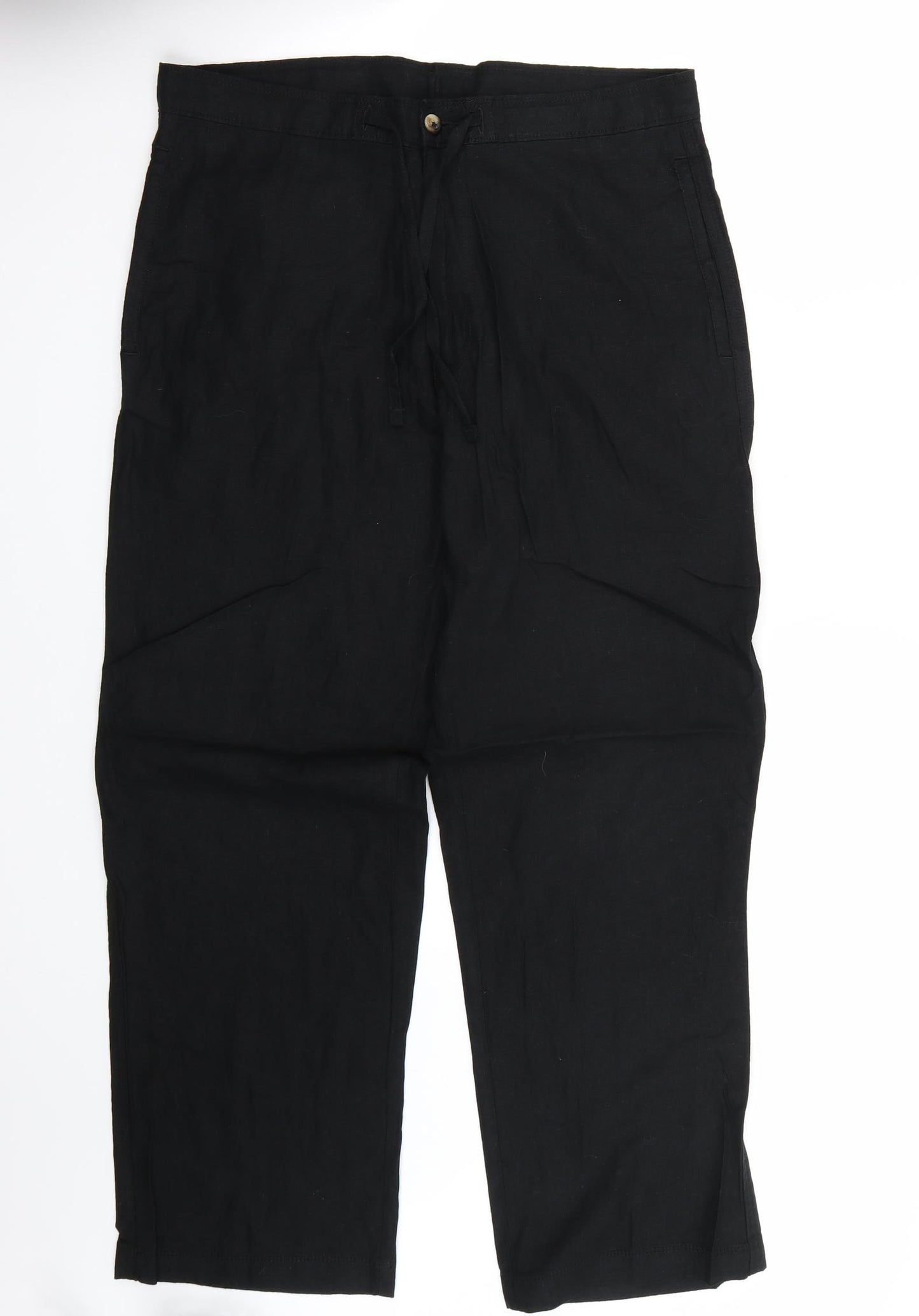 Marks and Spencer Womens Black   Trousers  Size 34 L28 in