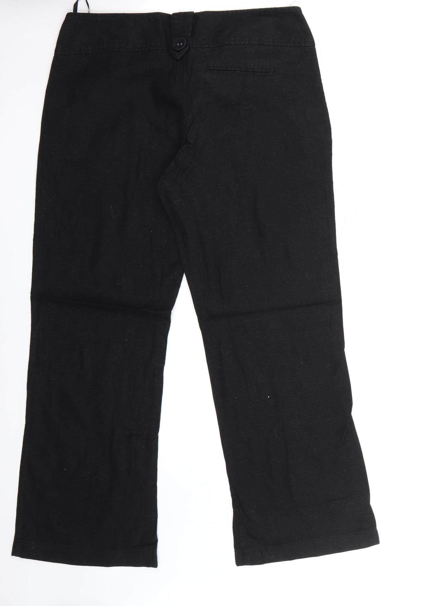 Primark Womens Black   Trousers  Size 12 L25 in