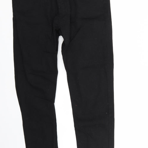 Denim & Co. Womens Black   Straight Jeans Size 34 L30 in