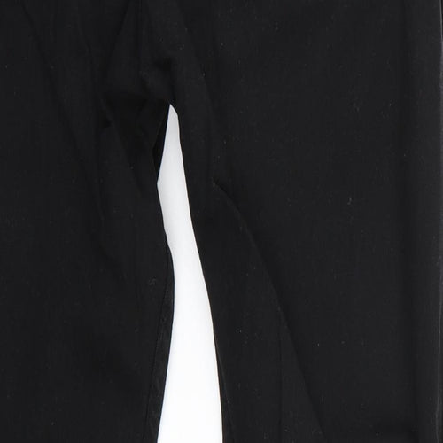 Denim & Co. Womens Black   Straight Jeans Size 34 L30 in