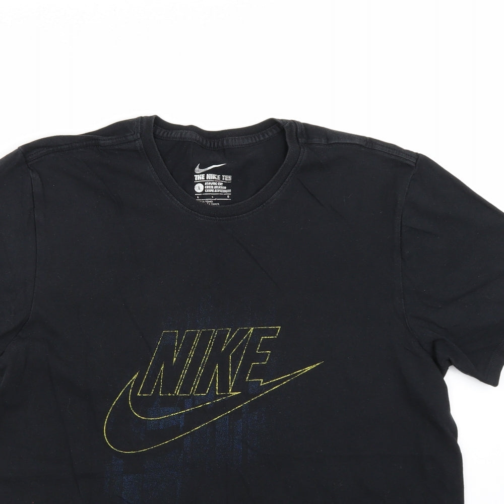 Nike Mens Black    T-Shirt Size L