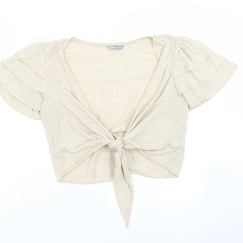 Per Una Womens Beige   Cardigan Jumper Size 14