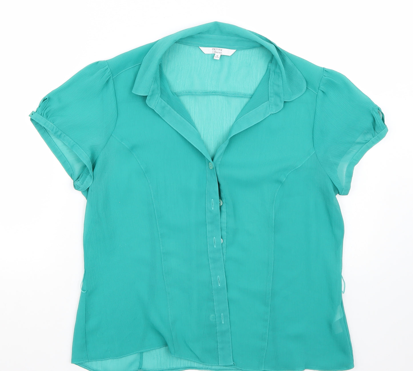 Debenhams Womens Green   Basic Button-Up Size 14