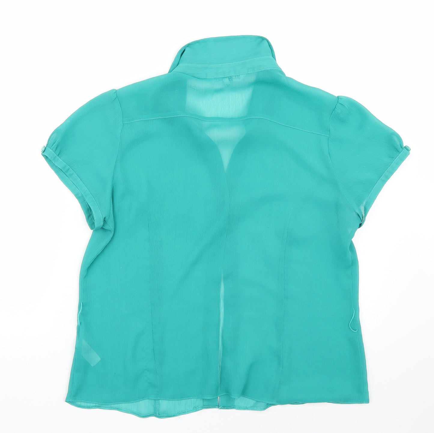 Debenhams Womens Green   Basic Button-Up Size 14