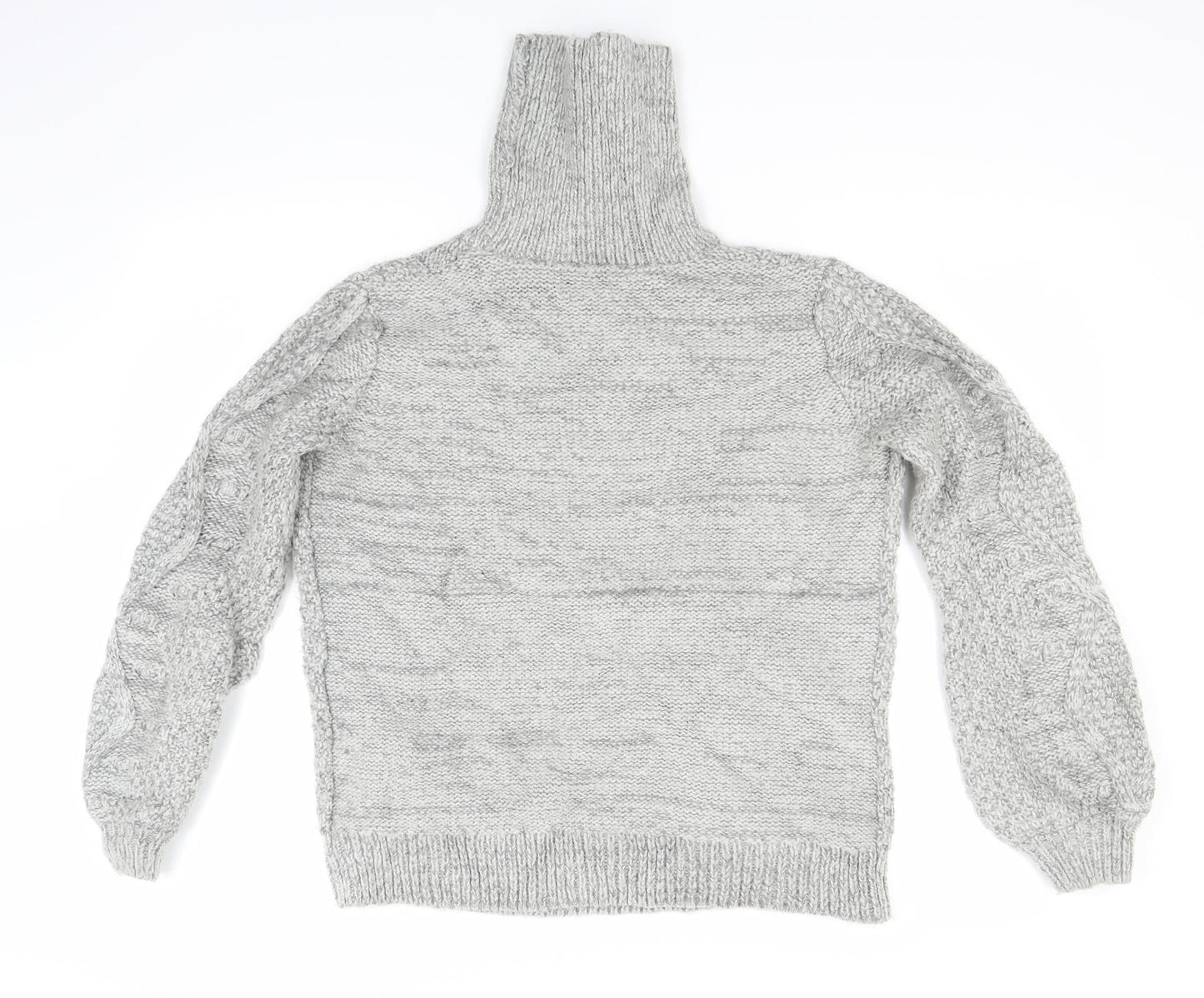 Papaya Womens Grey  Knit Pullover Jumper Size M