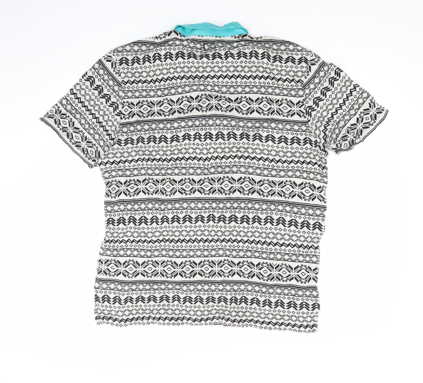 ASOS Mens White  Knit  Polo Size XL