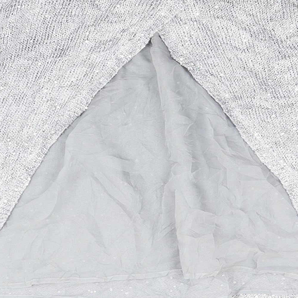 Jane Norman Womens Grey  Knit Pullover Jumper Size 14