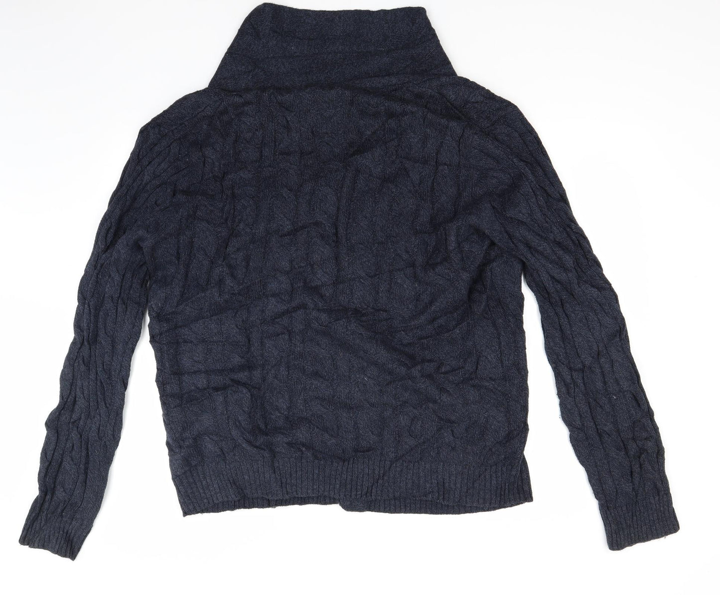 Abercrombie & Fitch Mens Blue  Knit Cardigan Jumper Size L