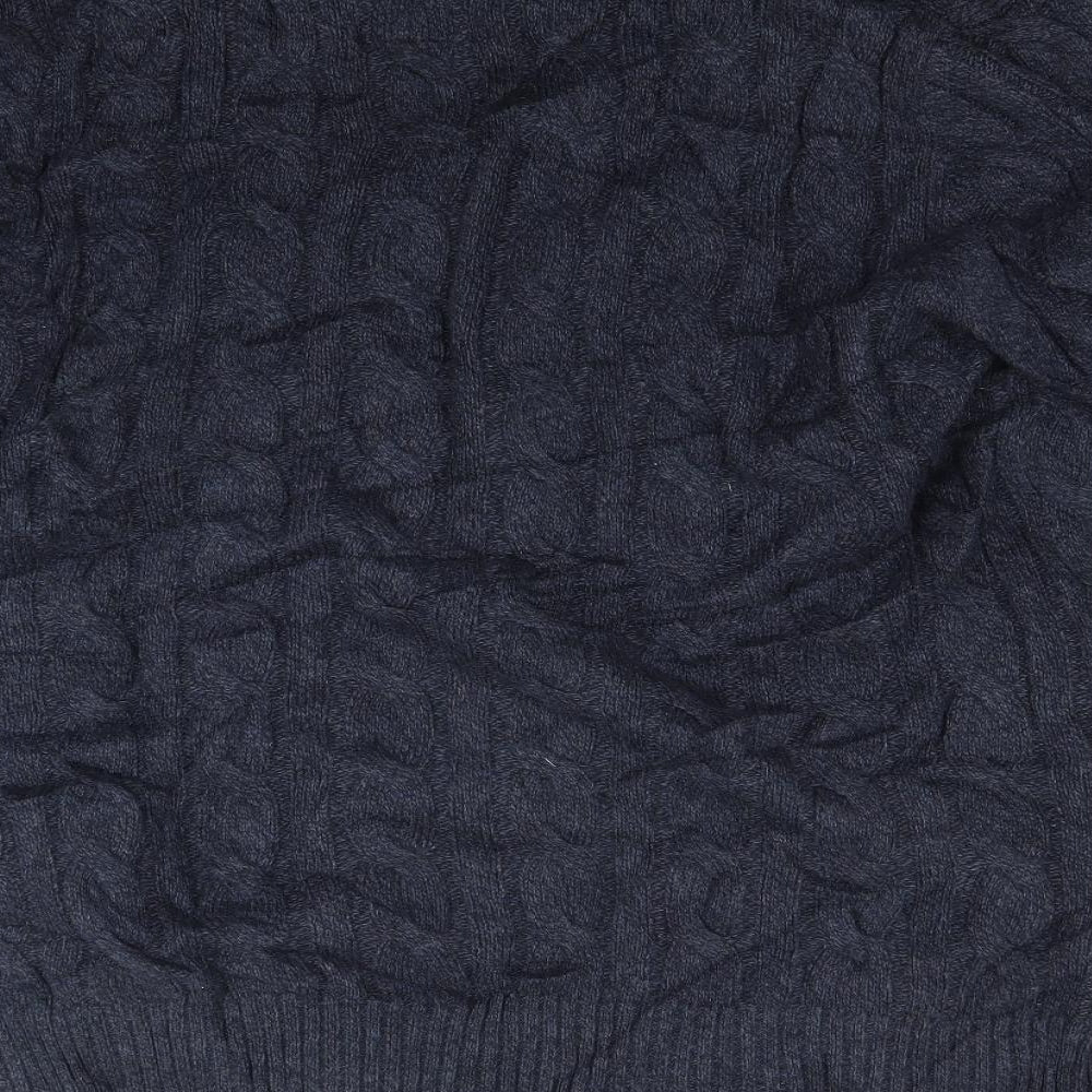Abercrombie & Fitch Mens Blue  Knit Cardigan Jumper Size L