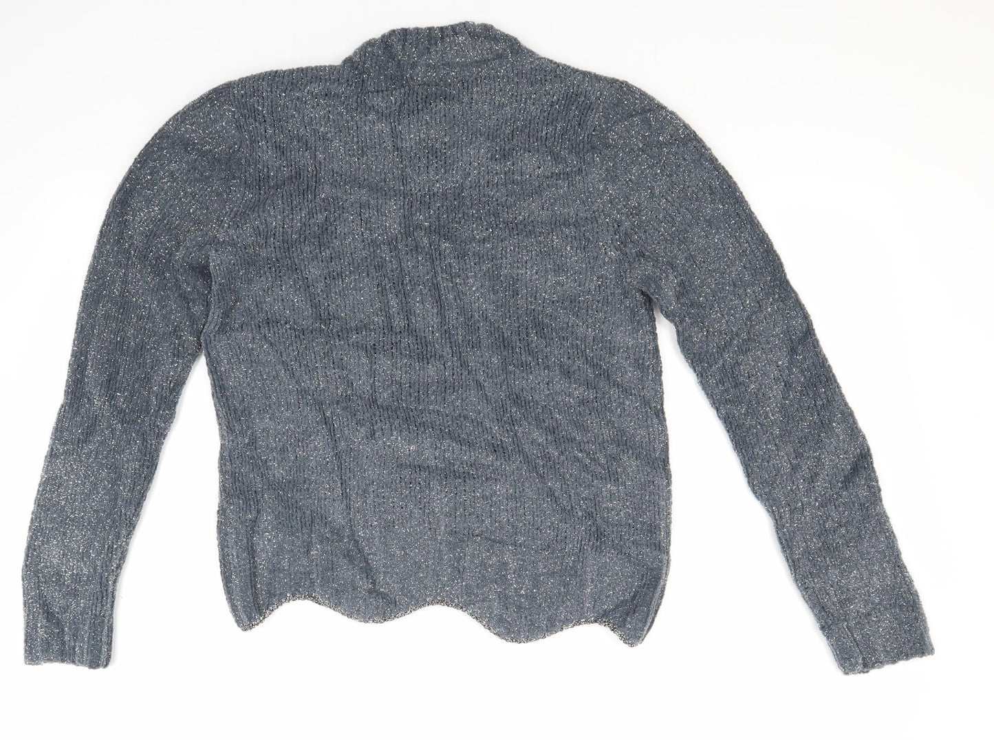 Oasis Womens Grey  Knit Pullover Jumper Size S