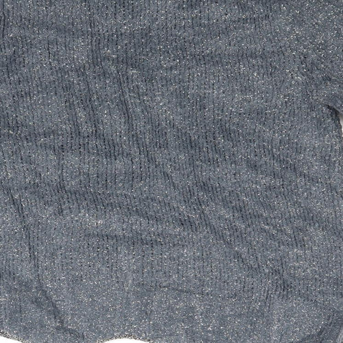 Oasis Womens Grey  Knit Pullover Jumper Size S