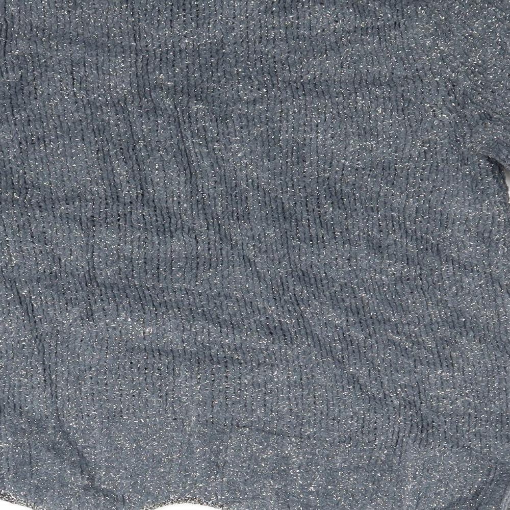 Oasis Womens Grey  Knit Pullover Jumper Size S